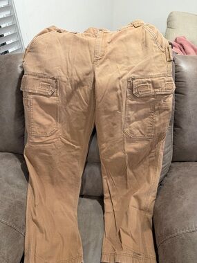 Duluth Trading Company Mens 38x34 Tan Work Wear Rn 106803 Cargo Pants